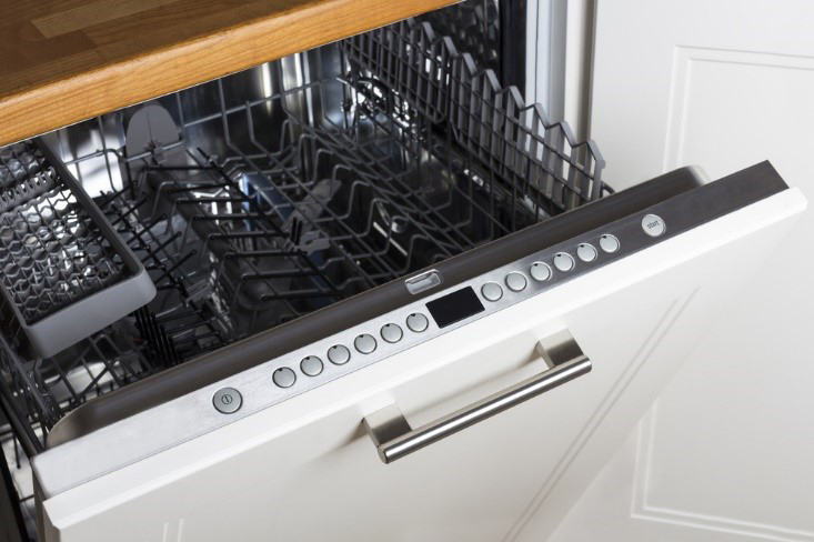 A clean dishwasher