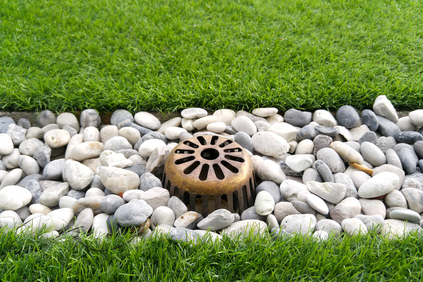 Rock yard drainage