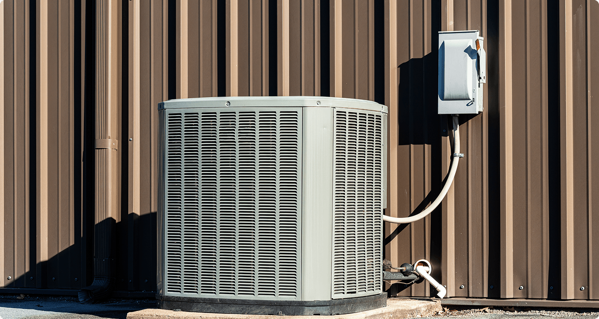 HVAC unit outdoors